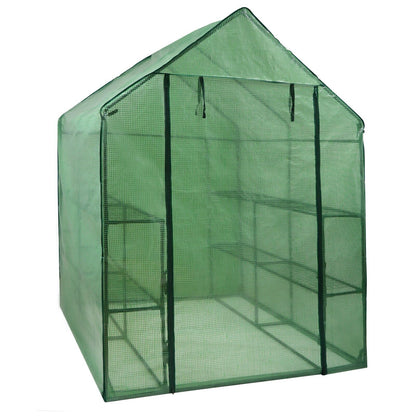 8 Shelves Walk-In Greenhouse Garden House Plants Flowers Green Plant Insulation