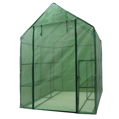 8 Shelves Walk-In Greenhouse Garden House Plants Flowers Green Plant Insulation