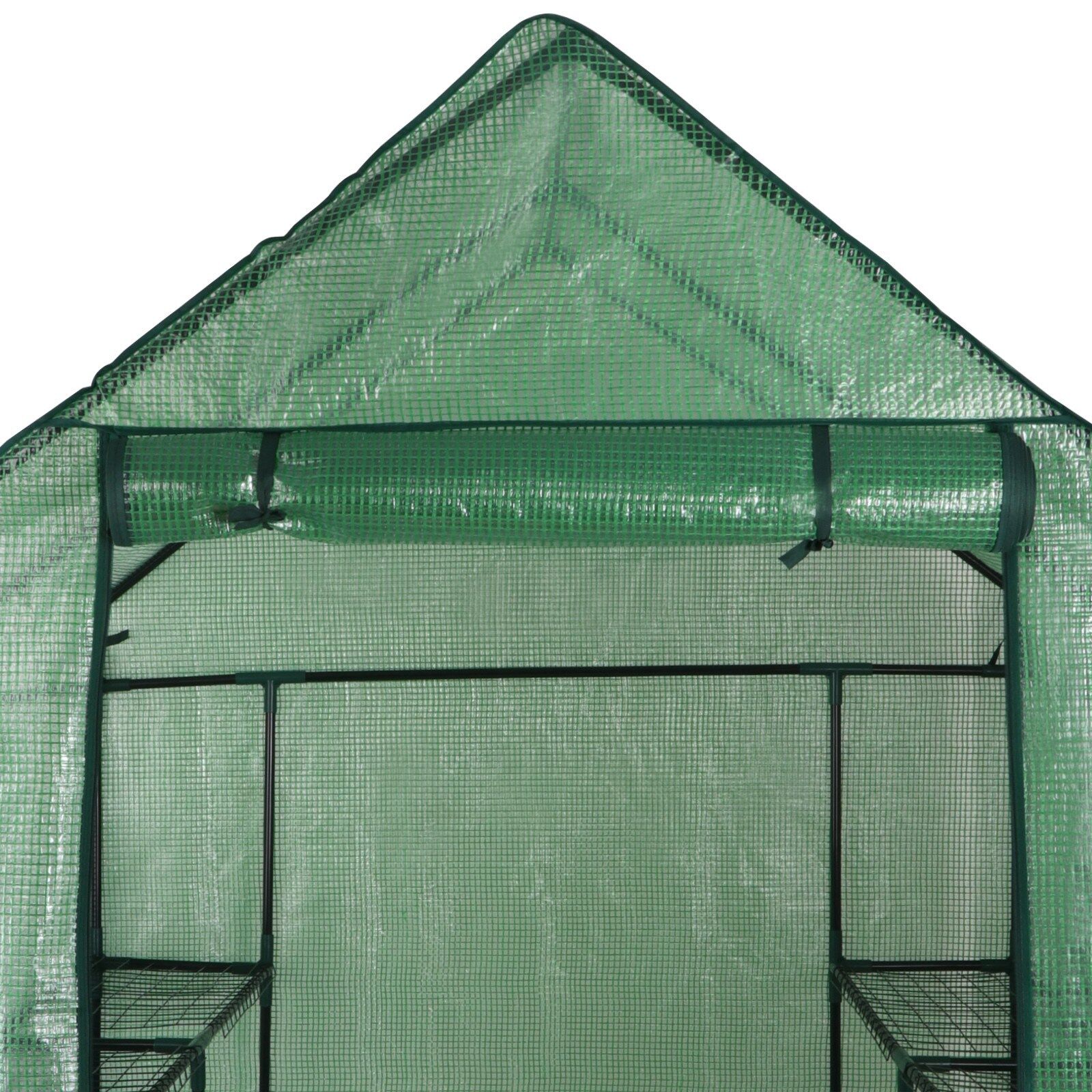 8 Shelves Walk-In Greenhouse Garden House Plants Flowers Green Plant Insulation