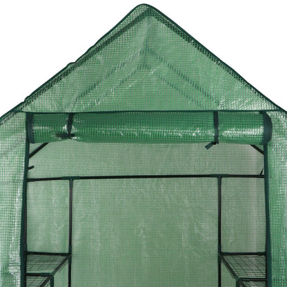 8 Shelves Walk-In Greenhouse Garden House Plants Flowers Green Plant Insulation