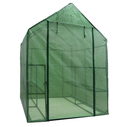 8 Shelves Walk-In Greenhouse Garden House Plants Flowers Green Plant Insulation
