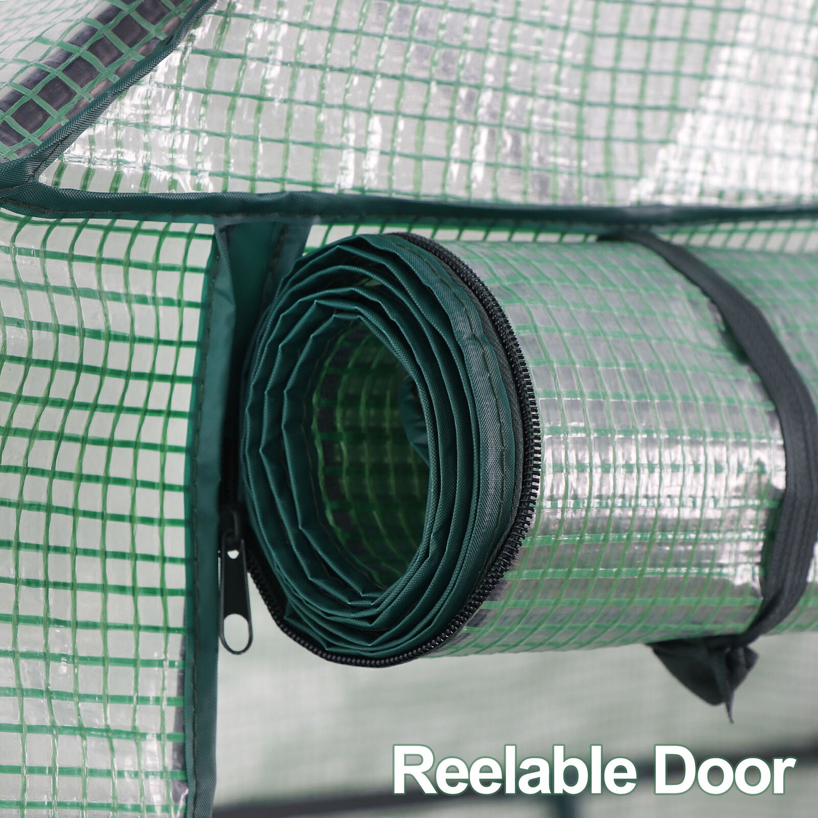 6 Shelves Walk-In Greenhouse Garden House Plants Flowers Green Plant Insulation