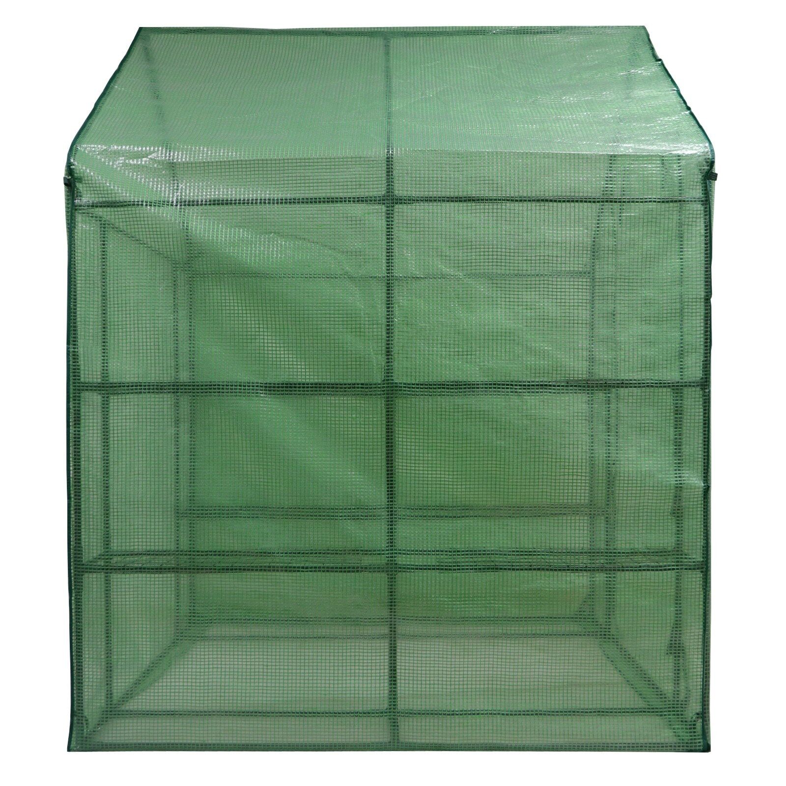 8 Shelves Walk-In Greenhouse Garden House Plants Flowers Green Plant Insulation